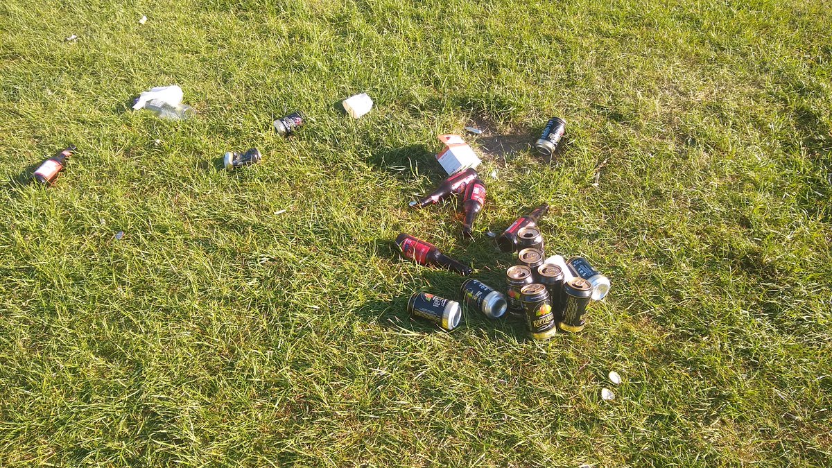 I went for an early morning walk, beautiful blue sky & sunshine, I felt so happy till I saw this....What is wrong with taking your rubbish home like I do #Litter #TakeYourLitterHome #Rubbish #Littering #LitterLouts