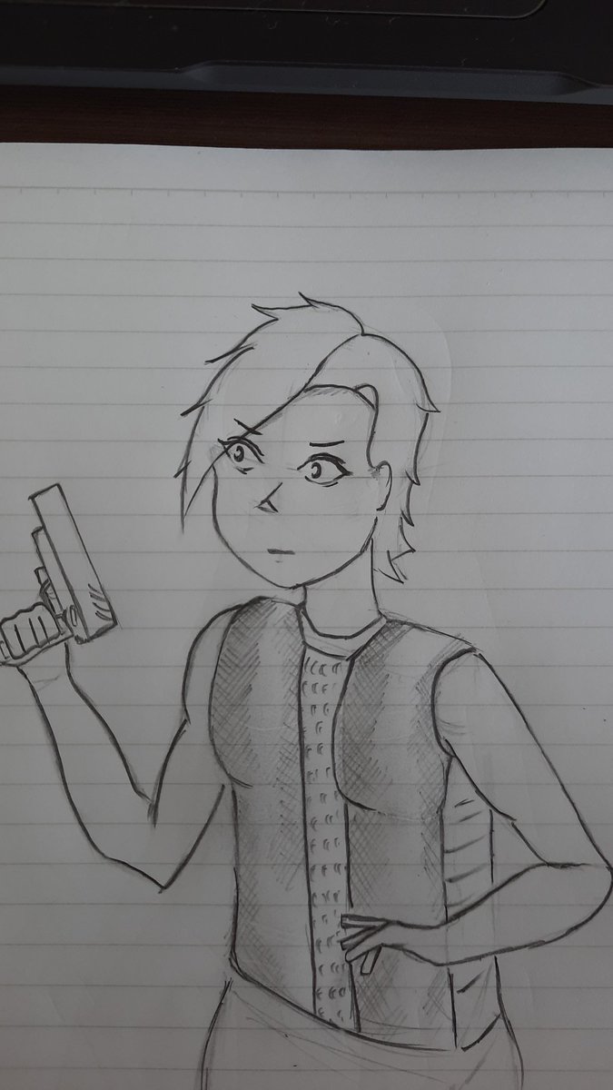 Some inspiration from Rainbow Six Siege (sorry I can't really draw guns well)