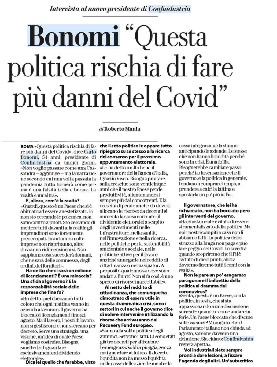CarloBonomi_'s tweet photo. Basta guardare il #lavoro dallo specchietto retrovisore, la transizione sarà radicale. Bisogna puntare sulla #produttività e sulla #crescita, le #imprese sono pronte a coinvolgere un sindacato aperto e collaborativo nelle scelte organizzative @repubblica #31maggio #ServireItalia https://t.co/0LSIGCEhJe