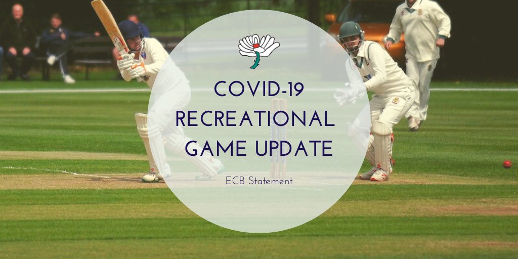 Yorkshire_cf's tweet photo. ECB have released the below statement in response to the governments latest announcement effecting cricket⬇️

🔗https://t.co/3BPFm9oKTR https://t.co/9zmtwiJXpl
