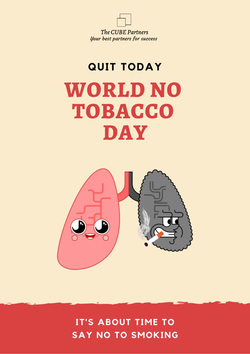 PartnersCube's tweet photo. To stay healthy, make every day a World no Tobacco day!
#WorldNoTobaccoDay #WorldNoTobaccoDay2020 #stayhealthy #NoTobacco #NoTobaccoDay https://t.co/0sh9iOcqUL