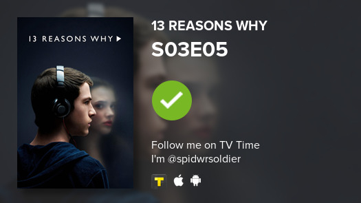 fiz o que faço de melhor assistindo o episódio S03E05 de 13 Reasons Why! #13ReasonsWhy YEAH  #tvtime tvtime.com/r/1ncwW