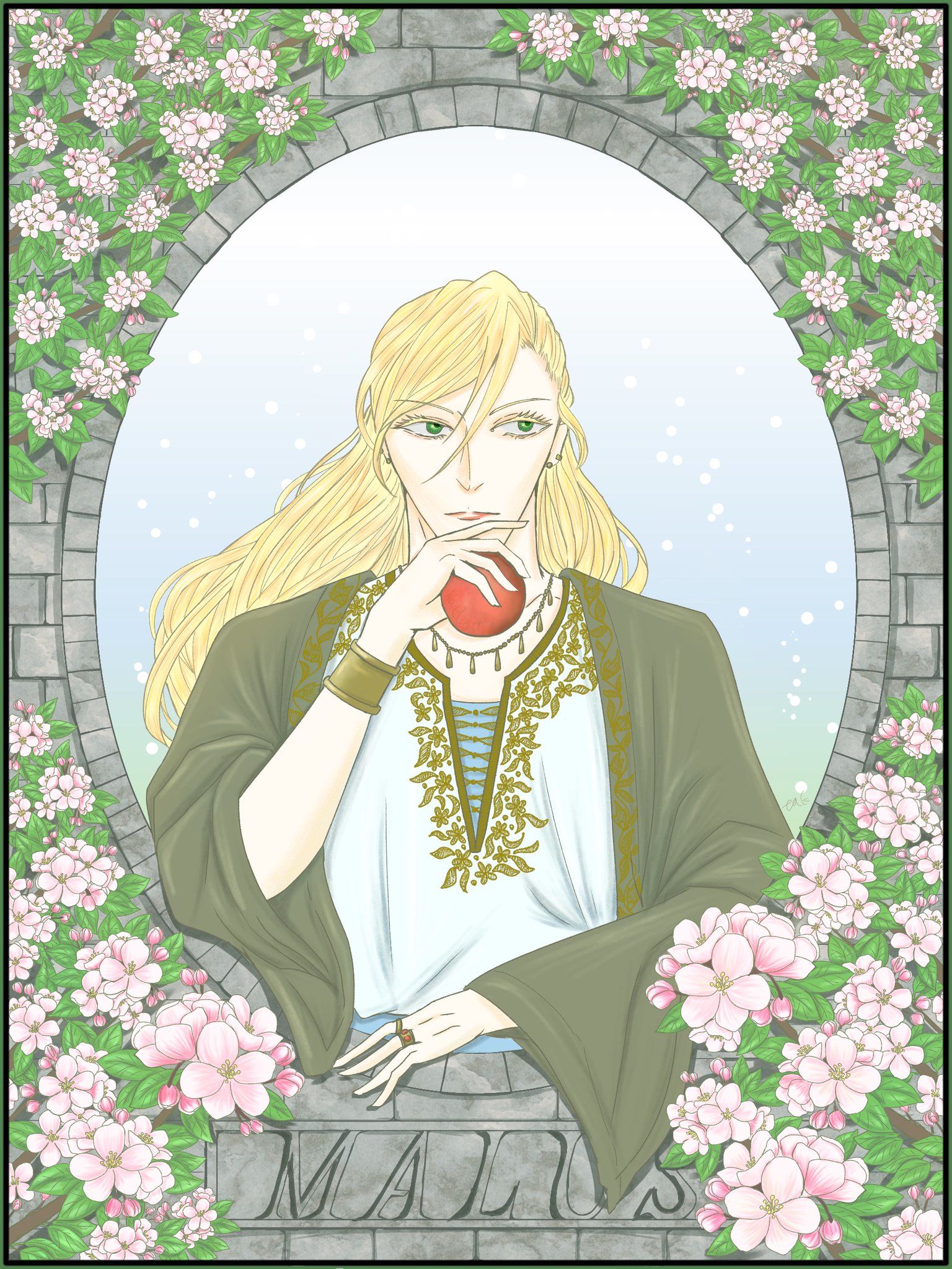 貴城 林檎ーmalusー 卵から林檎までーー始まりから終わりまで という意味で広く用いられた言葉 林檎にまつわる伝説は数多く存在する 黄金の林檎 禁断の果実 不和の林檎 いずれの物語も 林檎 は ことの始まりと終わりと強く結びついている