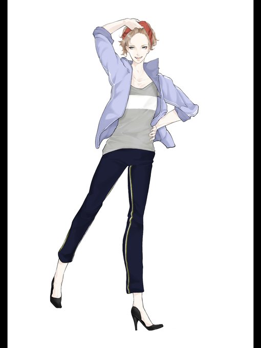 ヒール男子のtwitterイラスト検索結果