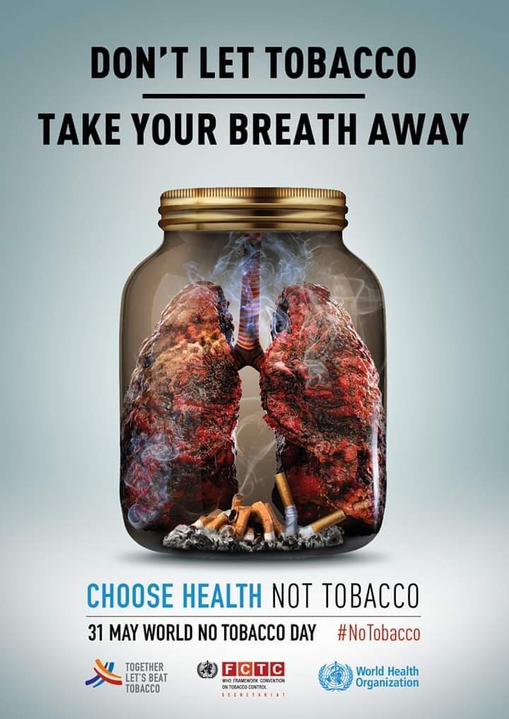 NdaKizito's tweet photo. Chose your lifestyle wisely, take care of your lungs. Smokers are among the Vulnerable group regarding COVID-19, Smokers are more likely to have a severe case of COVID-19, still tobacco industry targets young people. Let's get tobacco exposed! https://t.co/fUZ7SiALbq