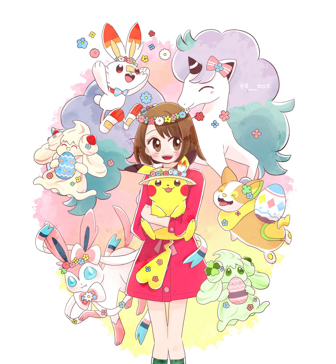 Mn ユウリちゃんと ポケモンイースター Mn ユウリちゃんと ポケモンイースター