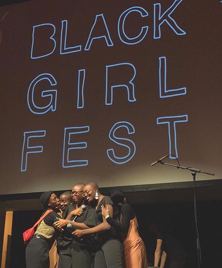  #blackjoyforthewin  @Sistrenofficial with  @paulaakpan and  @NKrystal hosting a likkle @  @BlackGirlFest 2018.