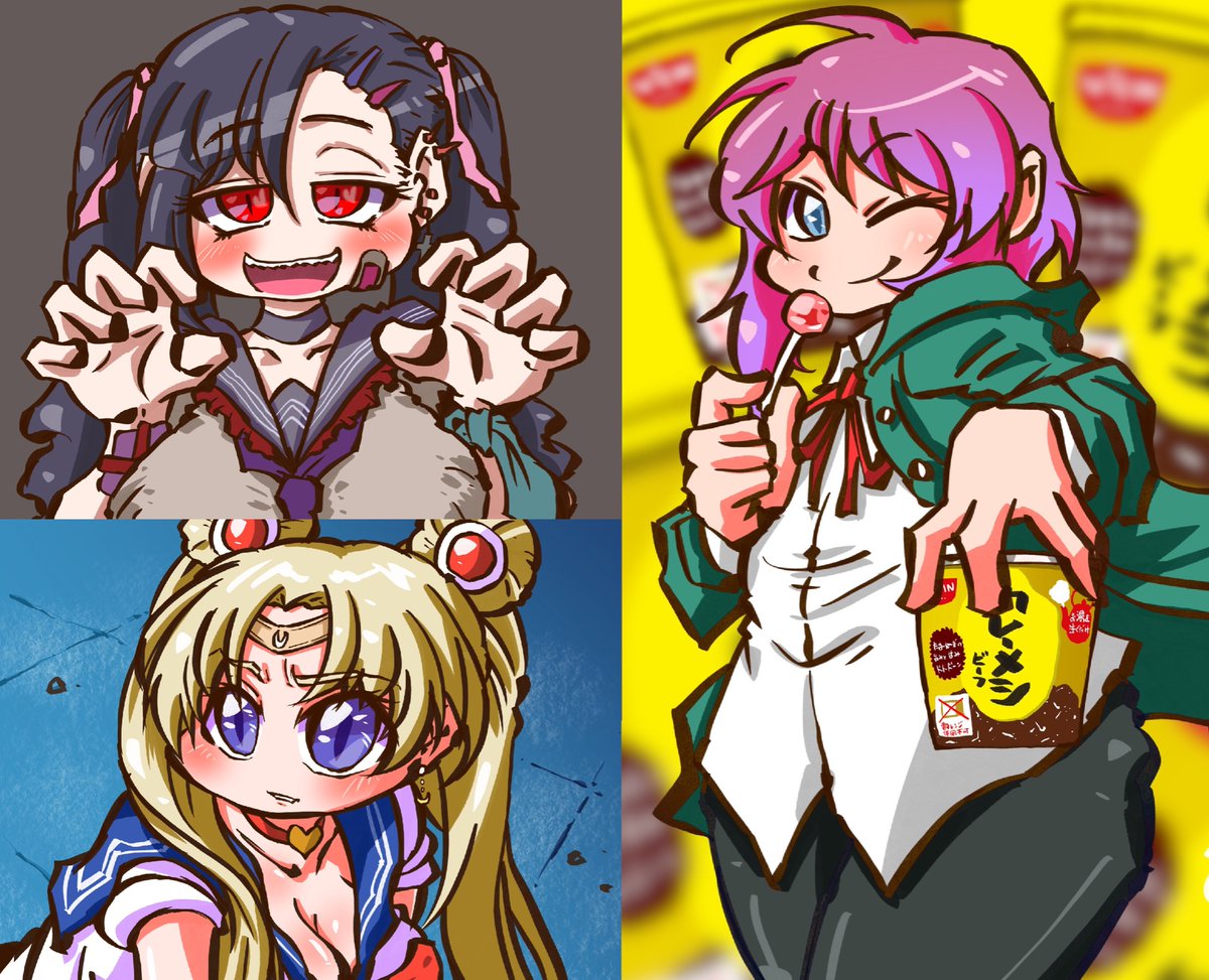 最近描いた このあたりのイラスト 題材だけ見たら しまかわさんって女の子かな お絵描きキャンパー しまかわてつやのイラスト