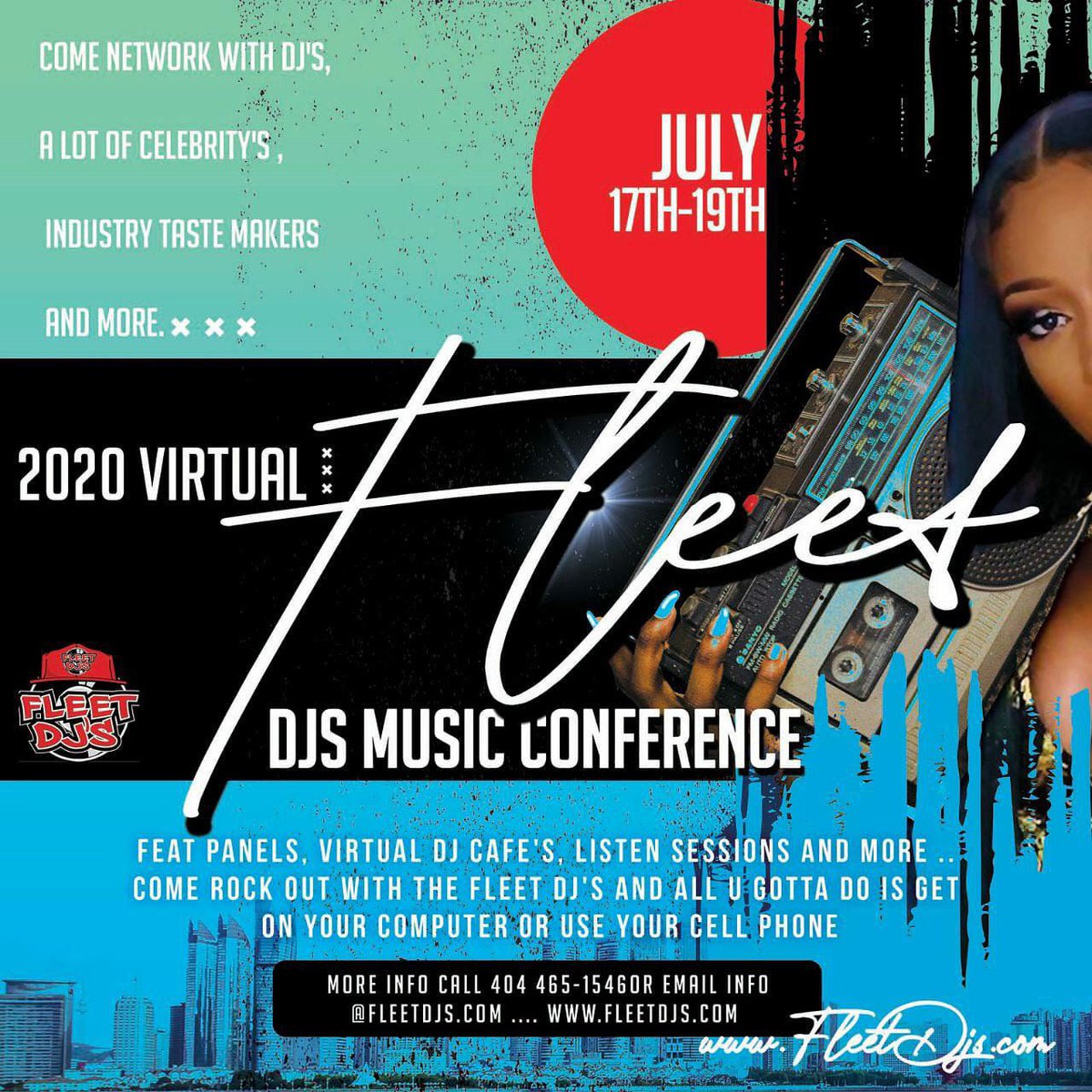 fleetsDjPinki3's tweet photo. Fleet DJS Virtual Conference, one you don’t want to miss!!! https://t.co/6eYXsNPqTi