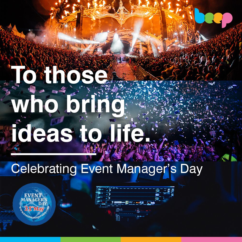 _swatisuman_'s tweet photo. Celebrating those who can convert a platform into a stage, a gathering into a festival and life into a celebration. To event managers like ourselves around the world, we tip our hat to you!
#GoBeep #BeepExperience #EventManagersDay #EventManagement https://t.co/XRzNSfzAro