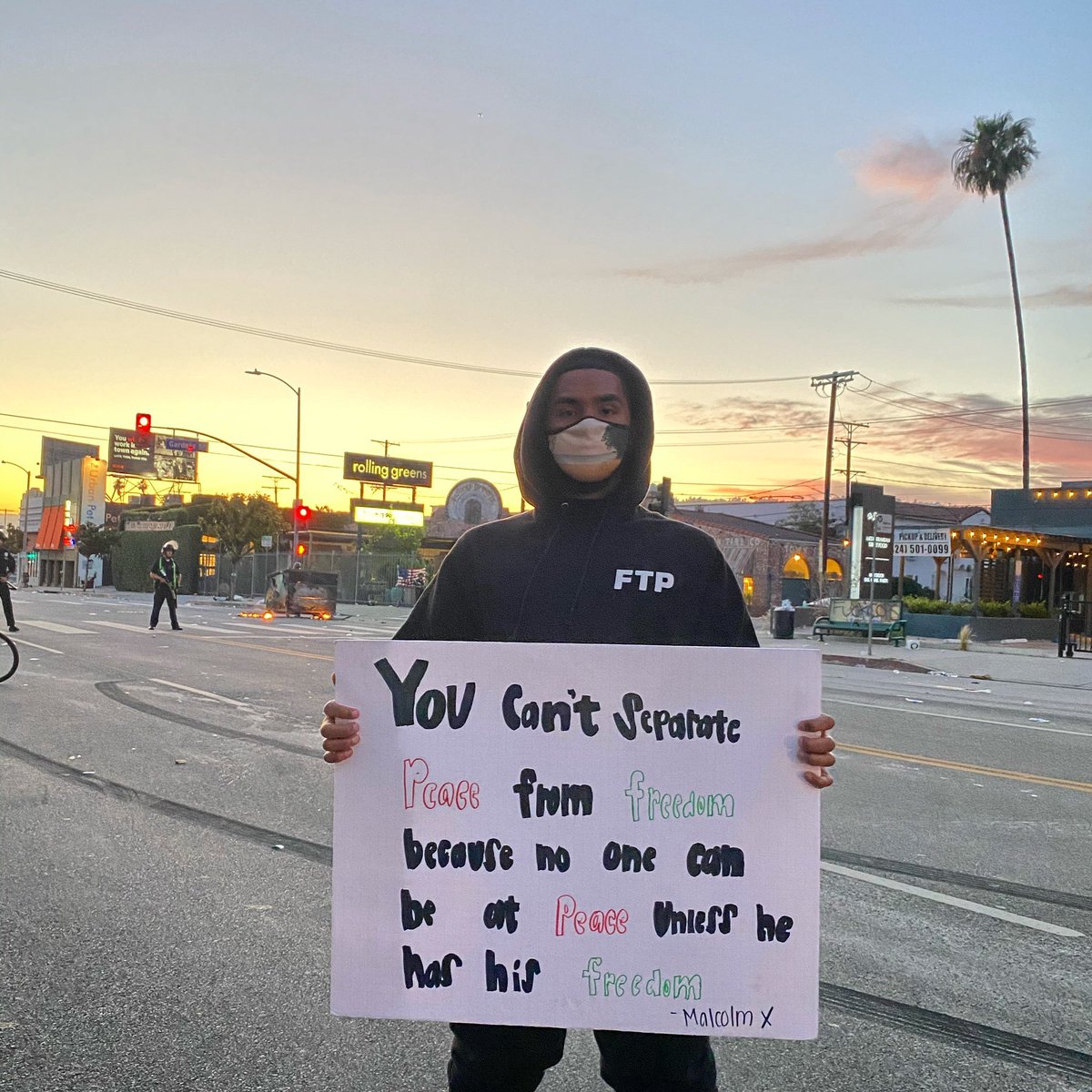 The calmest dude Brother Nature saying  #NoJusticeNoPeace