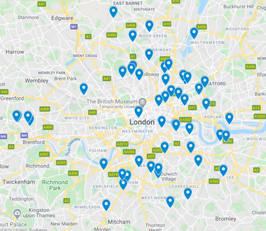 LondonPopups's tweet photo. My map of bars selling takeaway draft beer now has more than 50 pubs and taprooms.  Many will be open today - have a look to see your nearest one https://t.co/GrA0MbADDr (&amp; please tell me any I'm missing) cc @BeerGuideLondon https://t.co/eRQORXrDxJ