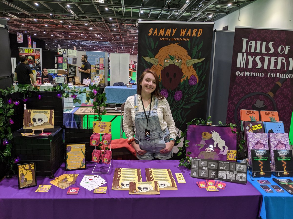 Sammy Ward (@sammywarddraws) on Twitter photo I almost forgot it's the actual weekend that MCM London was suppose to take place. Crazy times! My Etsy shop still has 10% discount for just one more day! #MCMLDNonline
That's dorky ol' me and my stall at the last MCM London <a href="/ComicVillage/">ComicVillage</a> vvv I almost forgot it's the actual weekend that MCM London was suppose to take place. Crazy times! My Etsy shop still has 10% discount for just one more day! #MCMLDNonline
That's dorky ol' me and my stall at the last MCM London <a href="/ComicVillage/">ComicVillage</a> vvv