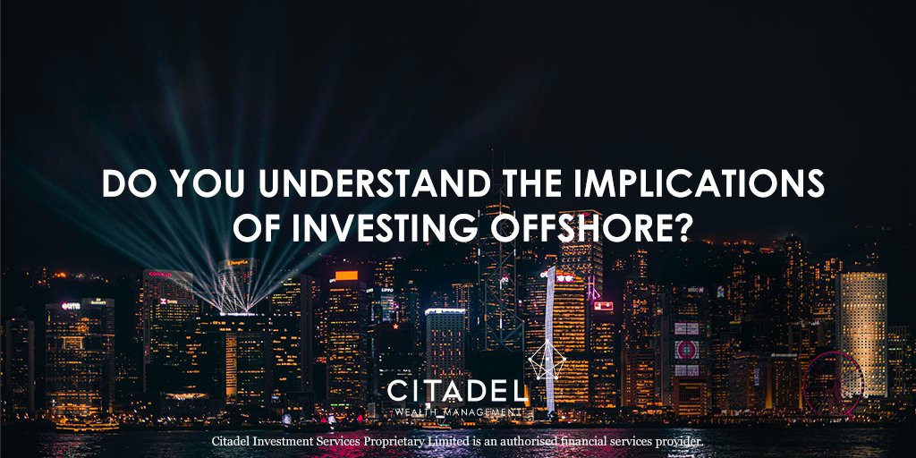 CitadelSA's tweet photo. Citadel Fiduciary Partner Hilary Dudley discusses the key implications of offshore investing. Read article. https://t.co/vFjeetjQFn https://t.co/Ldrr0afgBr