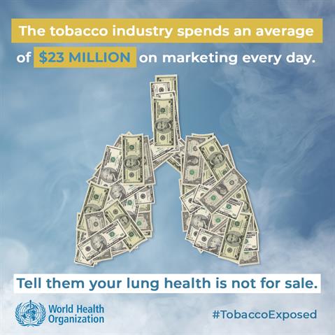 It's World No Tobacco Day! It’s time we expose the tactics used by the tobacco industry, and empower people of our generation to stand against tobacco . Check out the WHO’s Q&amp;A about strategies employed by the industry to influence youth! #TobaccoExposed 
who.int/news-room/q-a-…