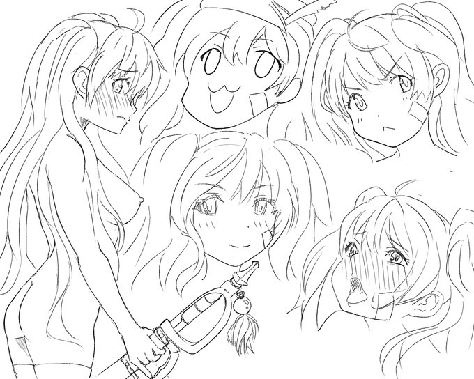 #グラブル
(NSFW)
落描きモニカ 