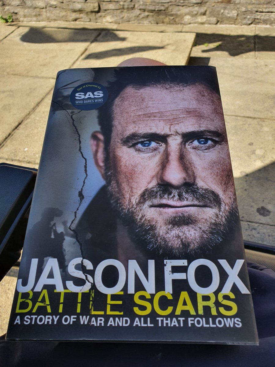 Finally finished <a href="/antmiddleton/">Ant Middleton</a> #FirstManIn one hell of a book now onto <a href="/jason_carl_fox/">Jason Fox</a> #BattleScars