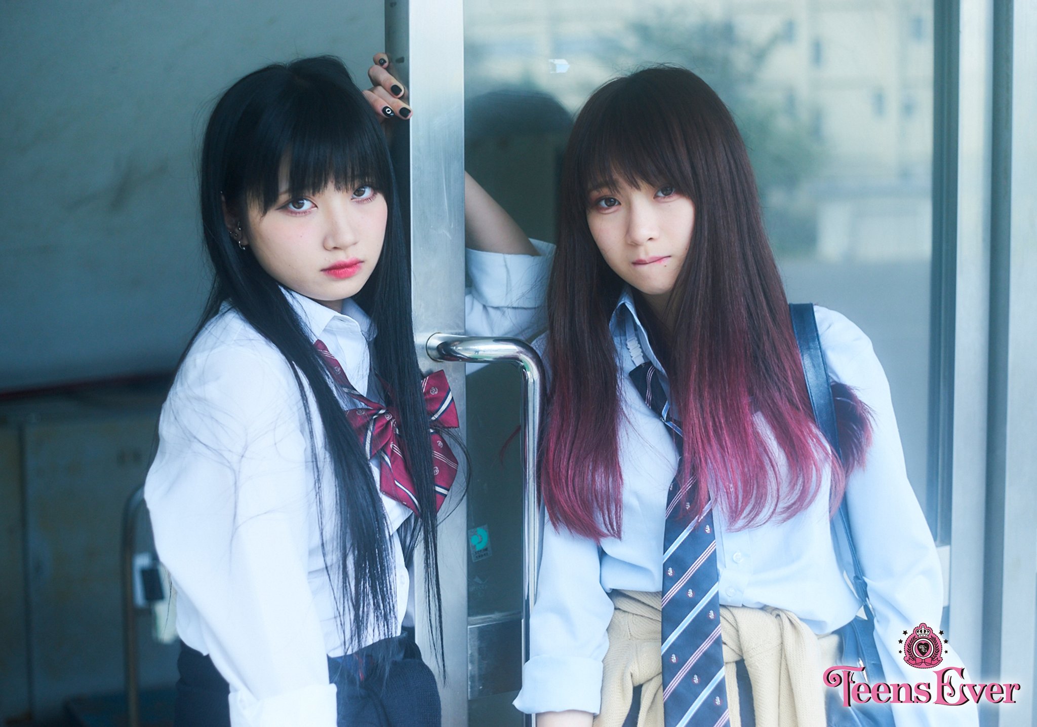 Rei Kuromiya and Rie Kaneko From my #jpop & #jrock archives: When Ladybeard left in 2016  there remain only Rei Kuromiya & Rie Kaneko and the group was called The  Idol formerly know as