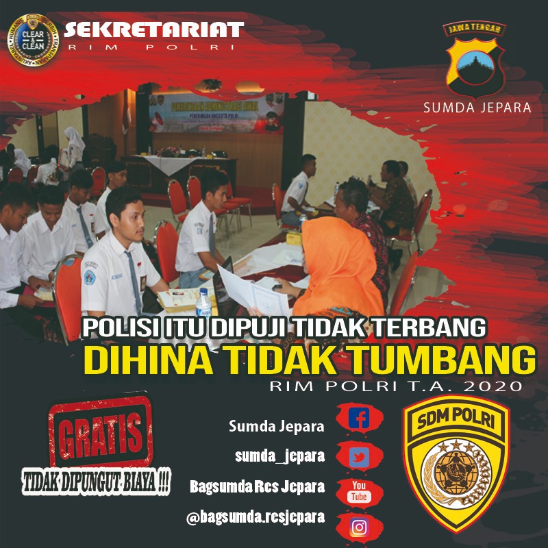 SRIPADMI6's tweet photo. #penerimaanpolri2020
Yakin dgn kemampuan kita sendiri https://t.co/H15RJg2Kg7