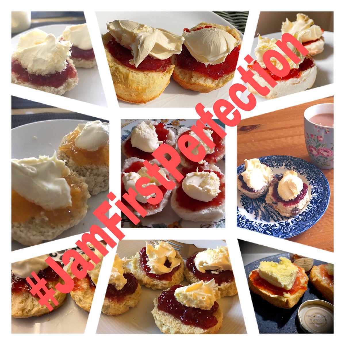 Jam_First's tweet photo. This is #HowToCreamTea >>> #JamFirstPerfection <<< #JamFirst https://t.co/ahsXNZnkq7