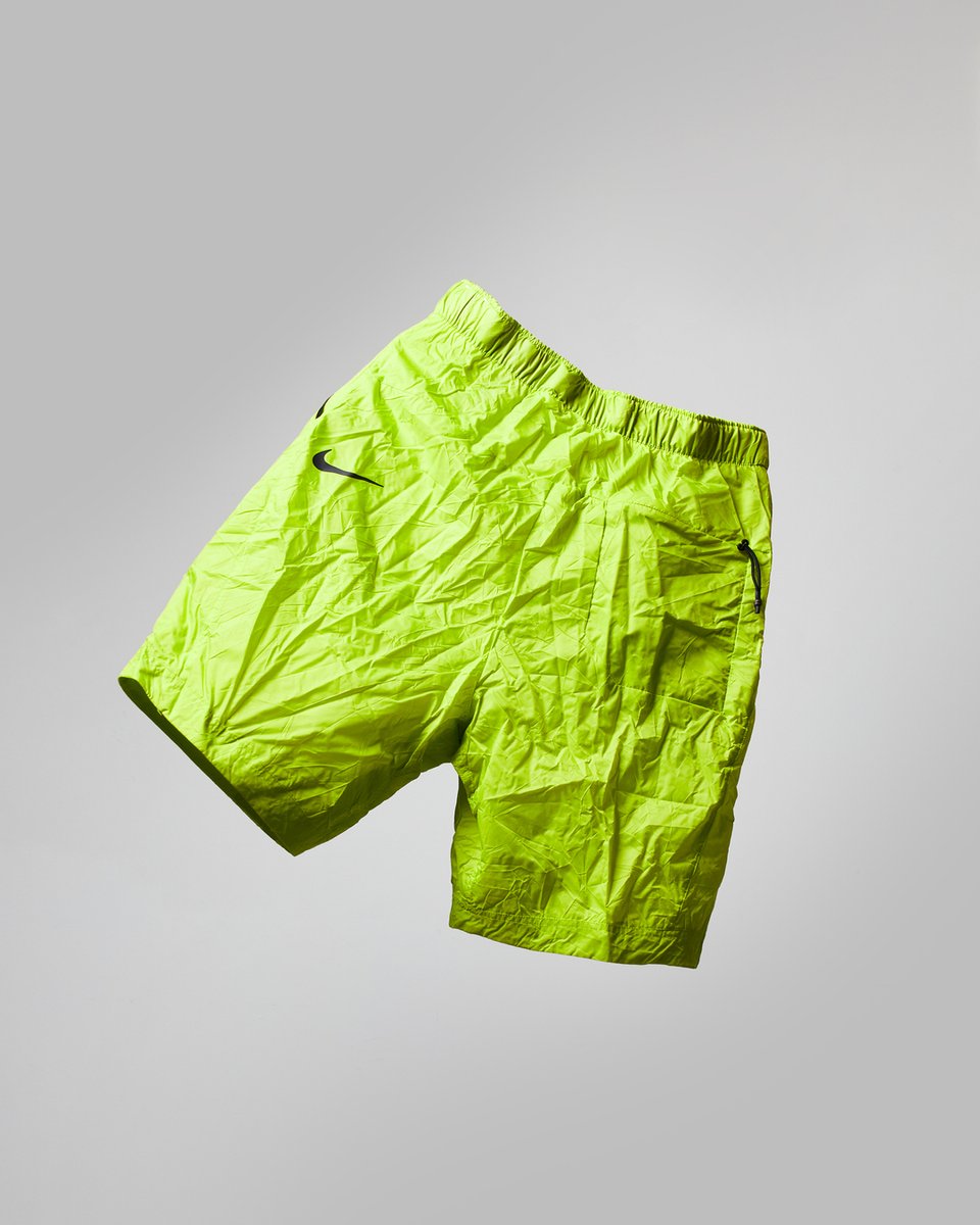 nike tech woven crinkle short