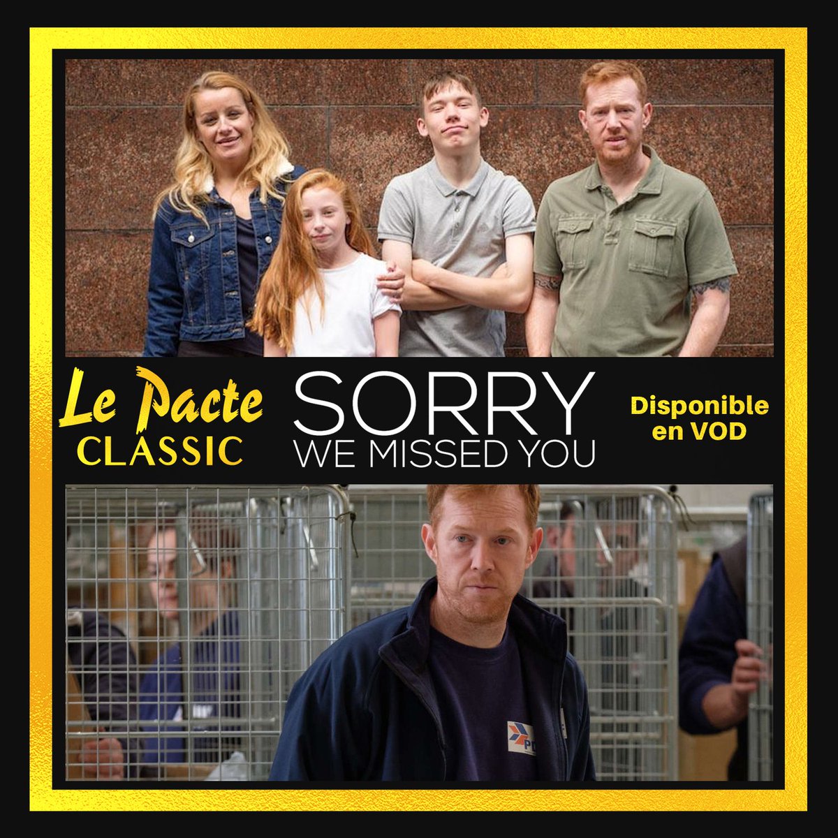 JOUR 77 ET ULTIME JOUR.Après 77 jours à vous proposer des films, on s'arrête !Nous souhaitions terminer sur  #SorryWeMissedYou de Ken Loach, car on espère que le monde d'après ne sera pas le même que le monde d'avant... #LePacteClassicDisponible en VOD https://bit.ly/LP_SorryWeMissedYou