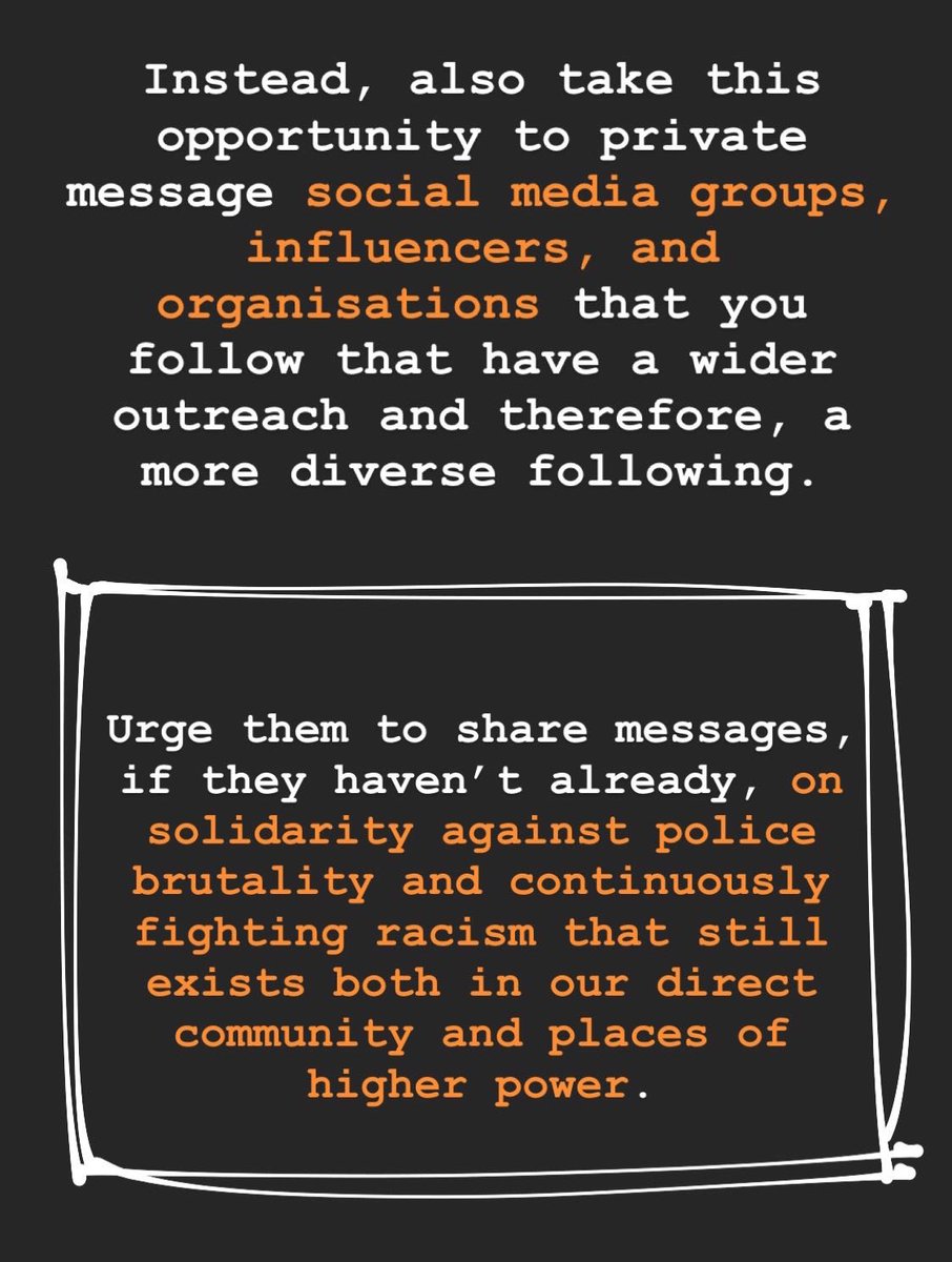 Melanie Hoste (@hoste_melanie) on Twitter photo Commending those who are protesting against #racism that exists in all forms, but note the echo chamber when sharing such messages. Take the opportunity to message those who have a wider outreach & urge them to share messages on solidarity against police brutality #georgesfloyd Commending those who are protesting against #racism that exists in all forms, but note the echo chamber when sharing such messages. Take the opportunity to message those who have a wider outreach & urge them to share messages on solidarity against police brutality #georgesfloyd