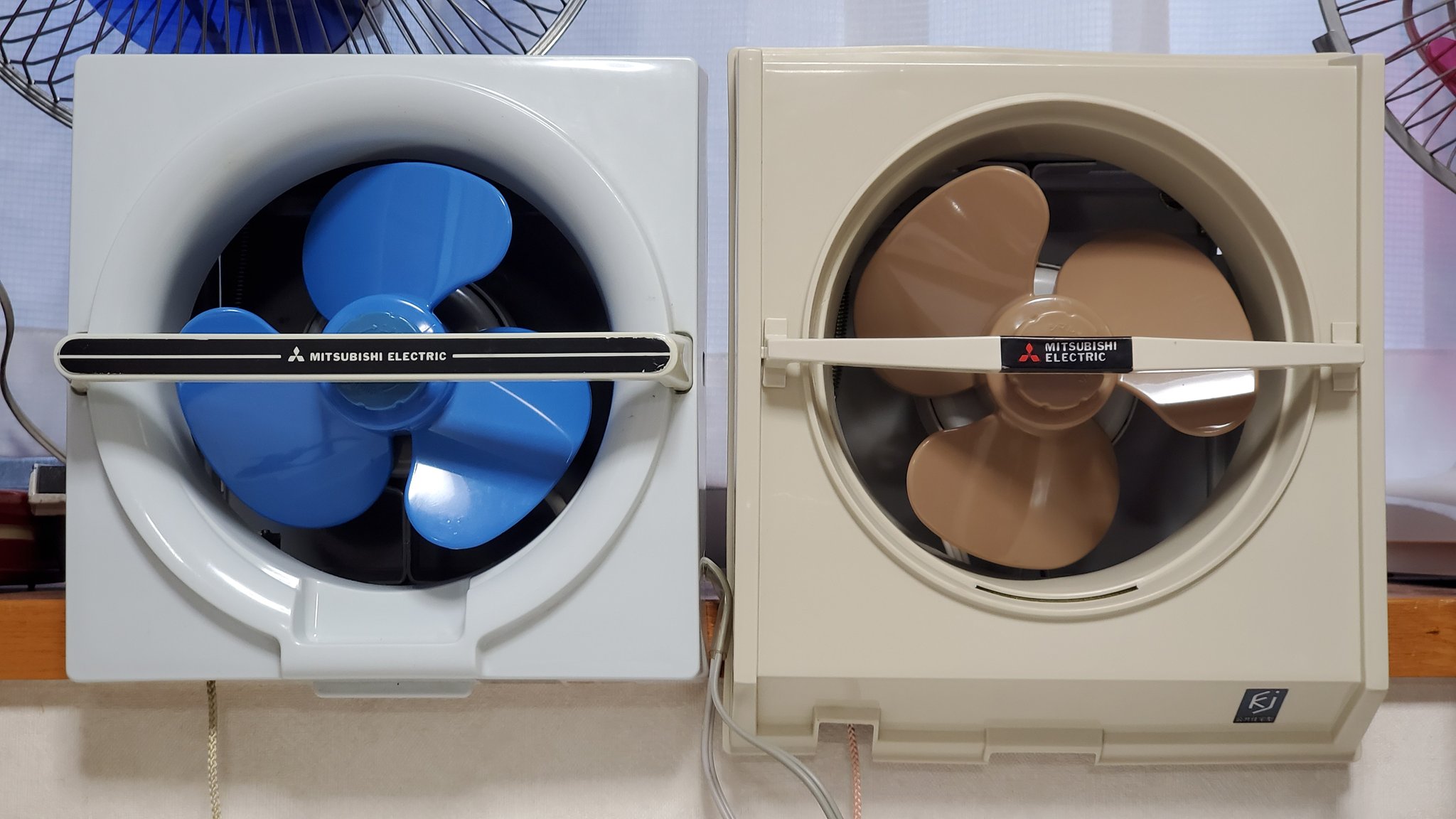 希少】三菱電気 換気扇 V-20W2 (1968年製) 昭和アンティーク-