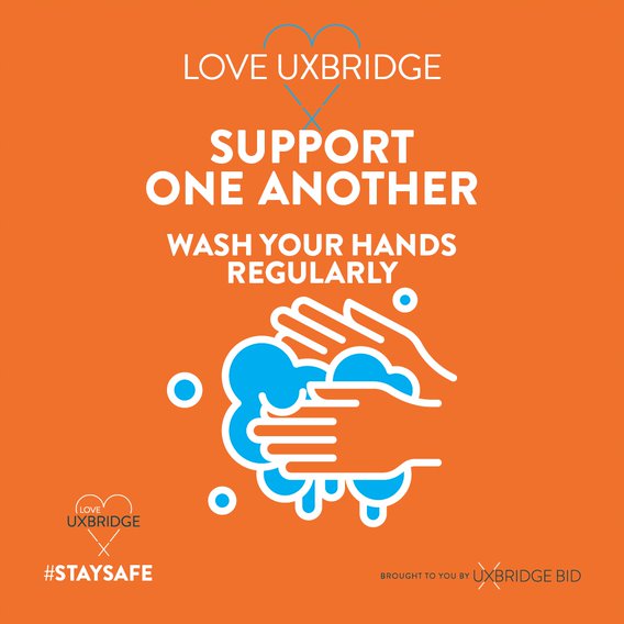 We can all do our bit to keep Uxbridge and its visitors safe as we begin to open once more. Including physical distancing and washing our hands frequently. #LoveUxbridge #KeepSafe #UxbridgeBID #KeepsafeUxbridge