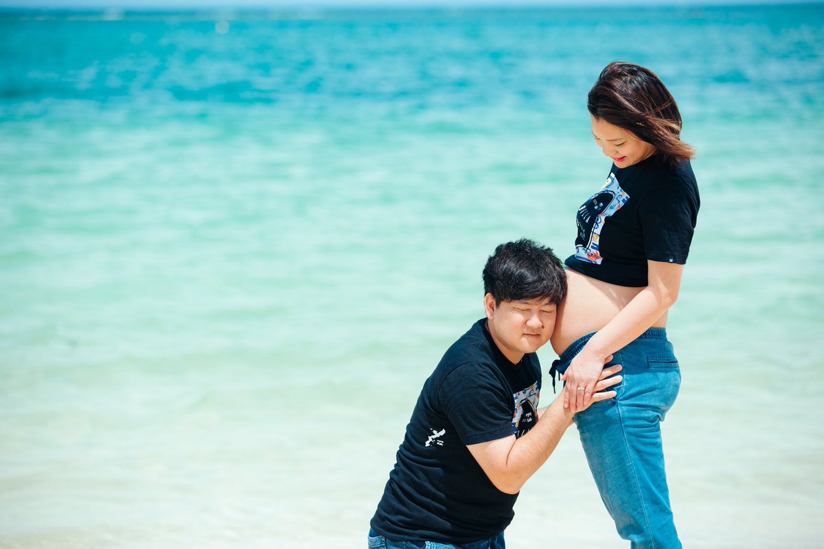 フォートカノア Twitterissa 今日のアラハビーチ 撮影会にご参加頂いたお客様 ありがとうございました 何とかお天気持ってくれて良かったです 沖縄 マタニティフォト