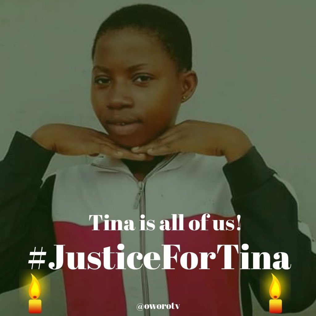 Two days ago Tina was killed by the police, the same police Thats meant to protect her. They wasted her life for nothing. Now Uwa is raped and killed by men who see women as less. Who think women are theirs to do as they wish. What have women done to men?.  #JusticeForUwa