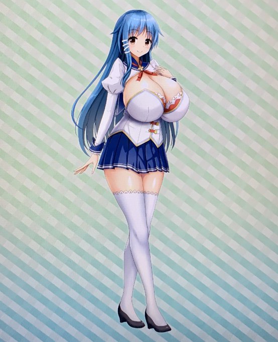 世話焼き女房系幼なじみの遠山明日香も十啞瑠制服♪
立ち絵で安定して描ける立ち方が少な過ぎて増やさないと描いててマンネリしてくる…。
頑張らないと! 