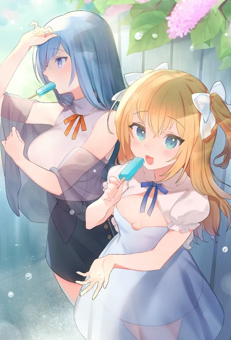 初夏のにわか雨。

絵守未來さん(@miku_emori )の
#100万円イラコン に参加させていただきます! 