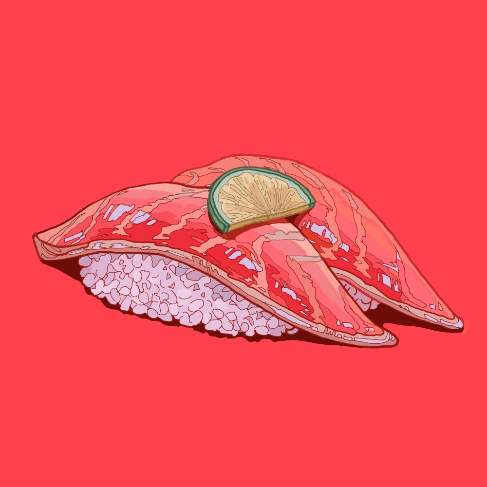 「sushi 」|Kaminのイラスト