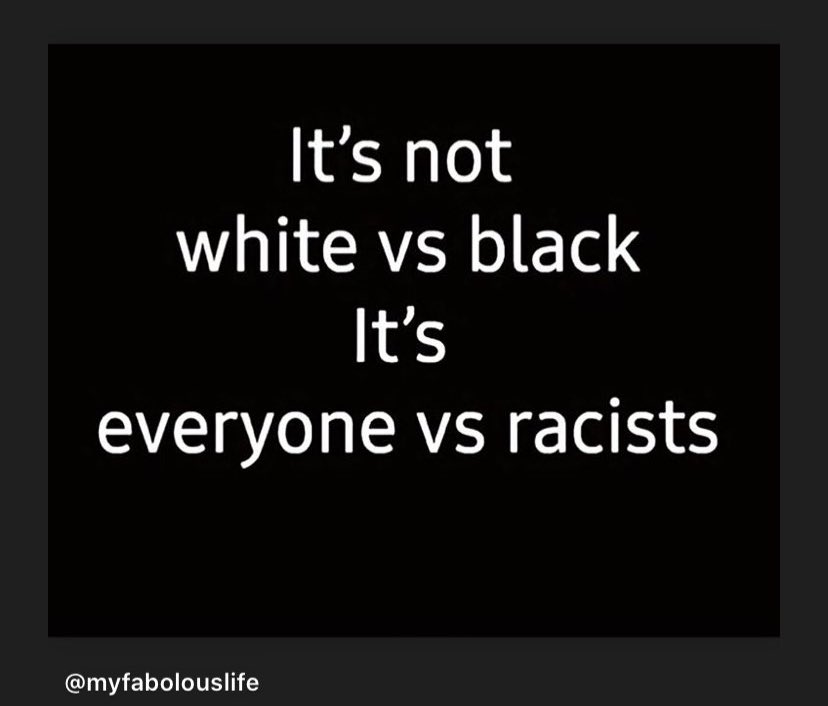 Oppression must stop.