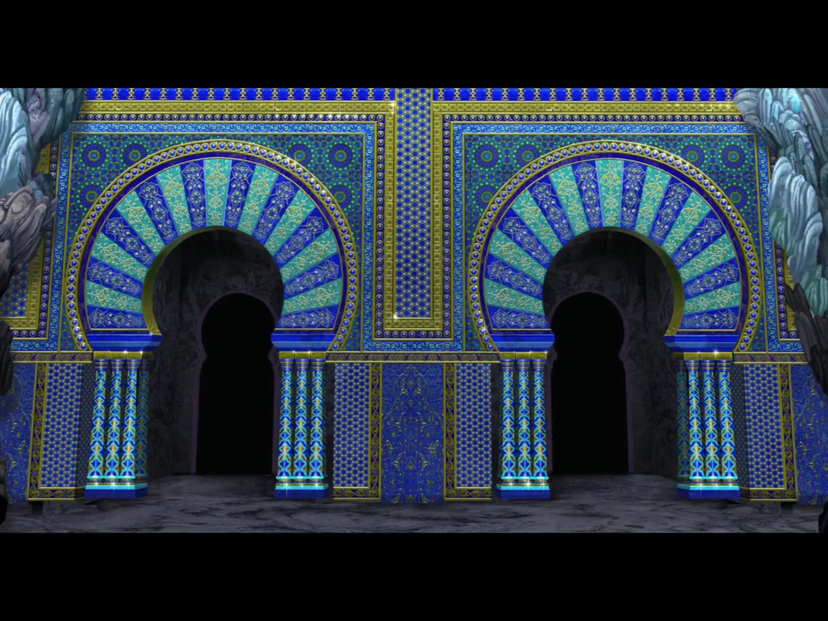 Dans le film, Michel Ocelot met à l’honneur l’art oriental à travers les portes, dont les formes et ornementations sont caractéristiques des pays orientaux, on en retrouve un peu partout. Les portes pareilles dans le film sont inspirées de la mosquée de cordoue en Espagne.