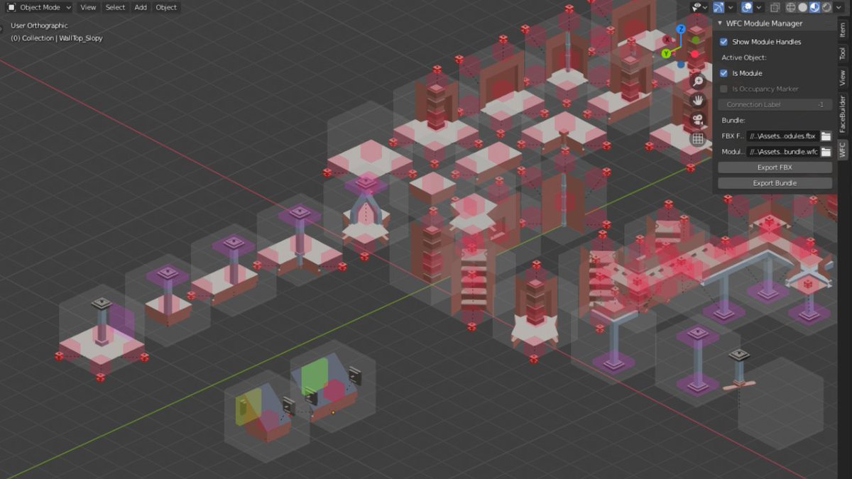 NB: I don& #39;t know exactly how OskSta actually handles connection rules, I can only guess. Here is how I did in my implementation: tile faces are labled to tell which other tiles it can connect to.17/18