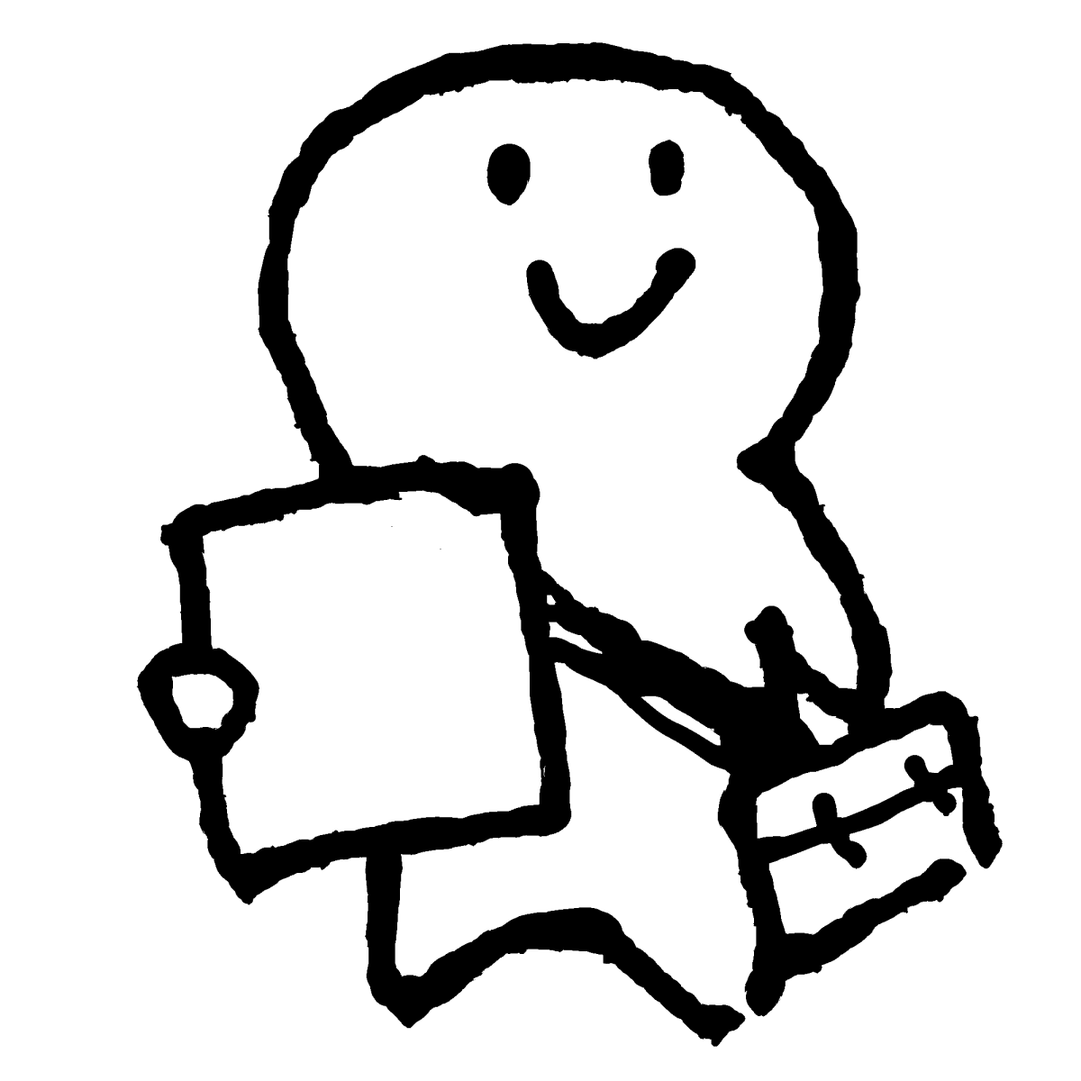 Twitter இல てがきですの 無料イラスト素材屋さん 本日のおすすめイラストです 紙を持って出かける Https T Co Cfk0pgsgwx イラスト 素材 ゆるい かわいい てがきですの