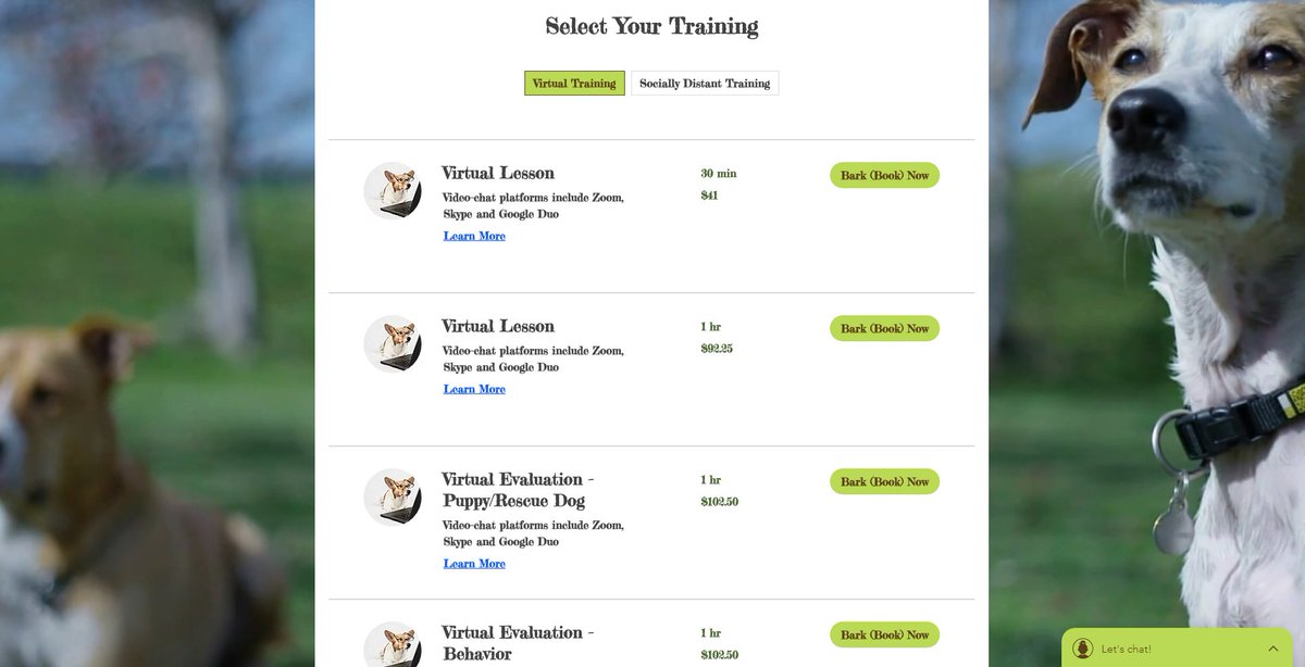 WildWizardWeb's tweet image. Just launched an online booking system with built in payment processing and Zoom video conferencing for North Fork School for Dogs virtual private training. How will your business adapt during the #coronavirus?

Call Shawn Kilian @ 929-336-9712 or visit WildWizardWebsites.com