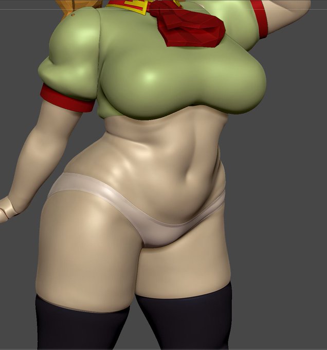 Zbrush ã®ã£ã³å WIP
ãã³ãã£ã©ã€ã³ãé 圢ã
ãã³ãã£ã®ãã£ãã£ãŒã«ãšãããã£ã¡ã倧å€ããã
ããŒã©ã€ãºã®ãã«ãã«ããŠããããããªãã