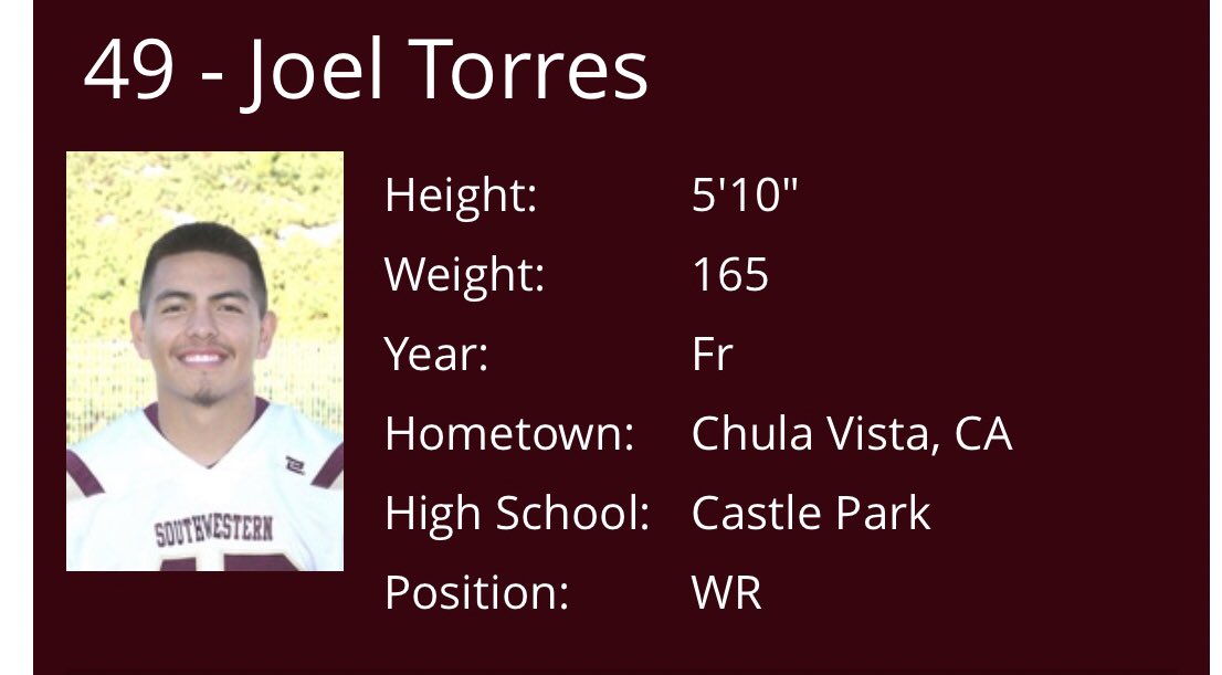 Joel Torres currently attends and plays football for South Western Community College. Is this the type of behavior that’s being taught at South Western?  @swcjags