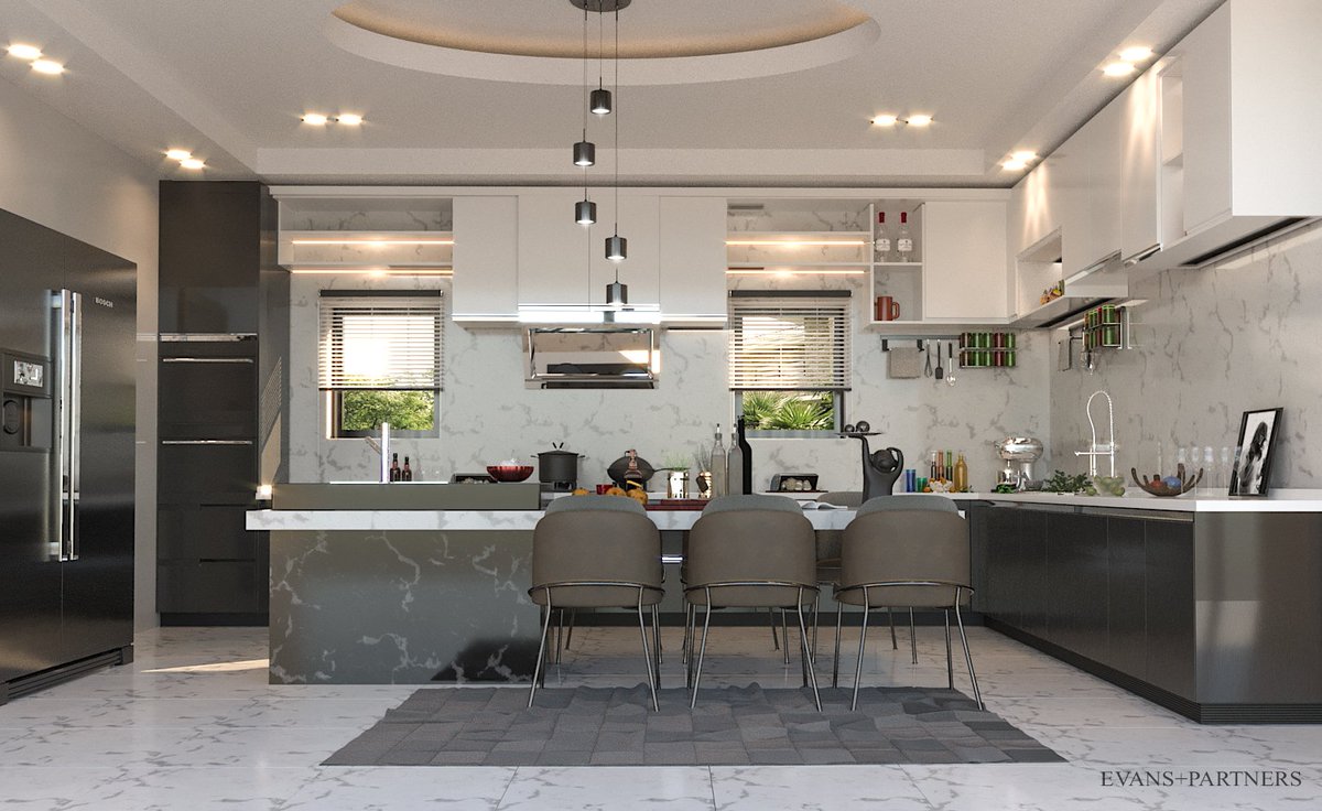 So I decided to try a kitchen render
By yours truly (evans+partners™) 
Softwares: Revit x 3Dsmax x corona 2.0
 <a href="/Arc_Elroi/">Architect***</a> @mokut135 <a href="/ArchitectPov/">Architect Point of View</a> <a href="/_ayomid_/">greyoflagos</a> <a href="/Olufemi_Deji/">Jacques Yves Leonid Rogozov Dimitri Cousteau</a> <a href="/Lami_Blaq/">Lami😛</a> <a href="/Architect_Abel/">Aburo Lacazette ﺍً</a> <a href="/Akanji0/">Arch. OJ</a> <a href="/Diessolis02/">Inuk Diessolis Akan</a> <a href="/odu_josef/">Sparrow</a>
@Jay_can_do #3dsmax #architecture #interiordesign