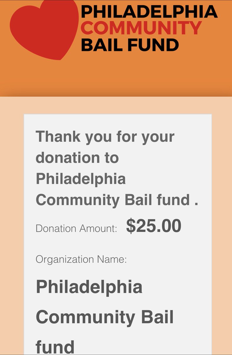 1) Make a donation to a community bail fund, especially one in your city if there have been protests there.2) Screenshot your donation.3) Tweet it in a reply to this thread. I’ll RT it in hopes of encouraging more people to do the same.