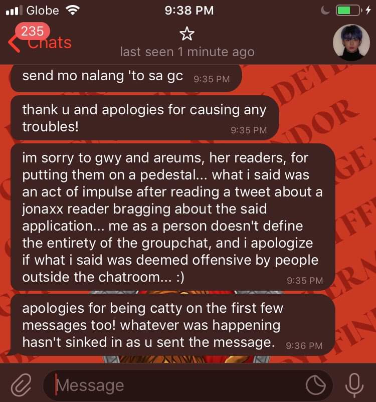 Here is the apology of the one who "joked". We are sorry. He learned his lesson and we hope this will not happen again.
