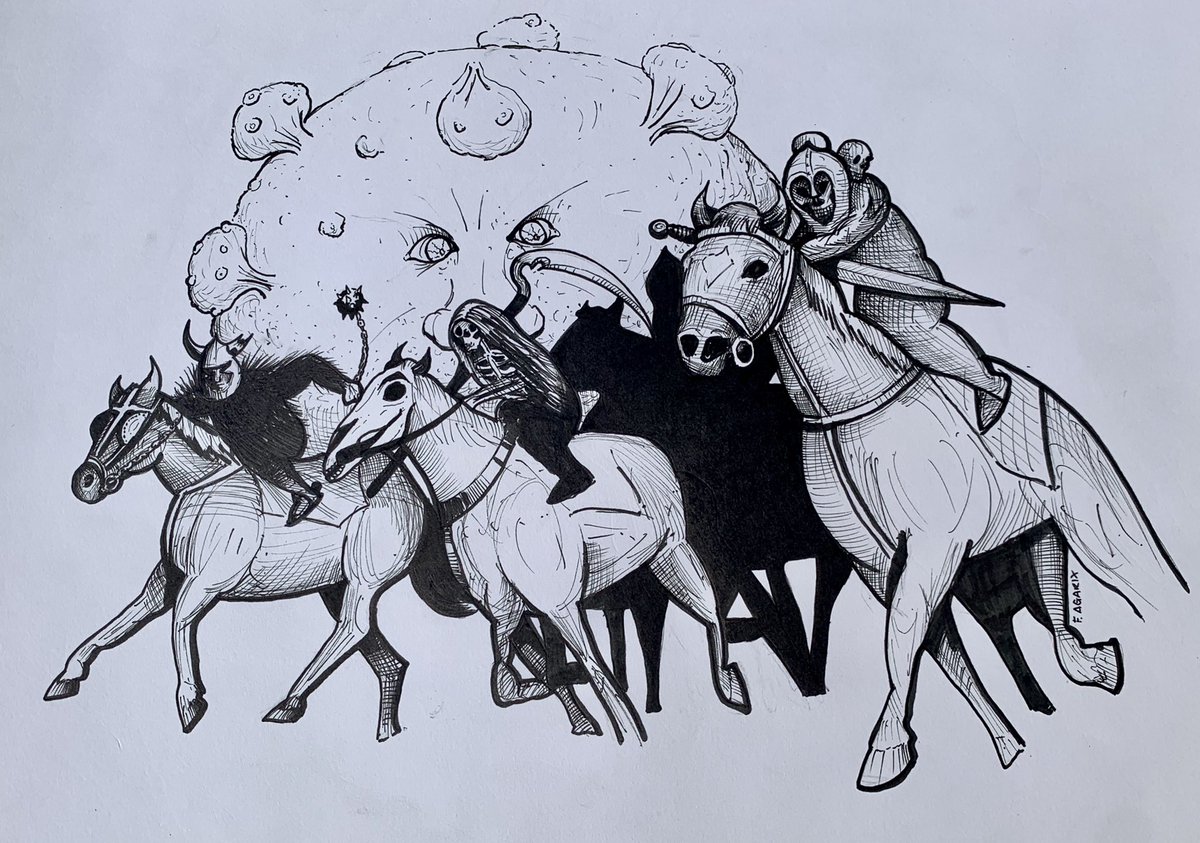 Good news, horse racing is back! #HorseRacing #LockdownEnd #cartoon