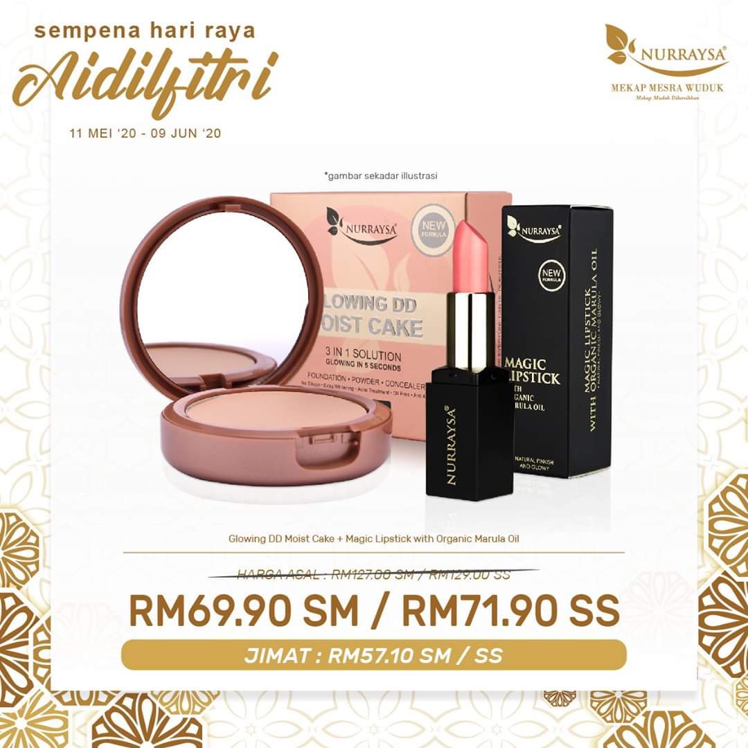 frhsfsn's tweet photo. ✨Promosi Aidilfitri till 9.6.2020✨

👇🏻👇🏻 
Untuk skincare 5 in 1 adalah promosi pre-launch, hanya RM 65.00/set 🤗

Promo lain adalah seperti tertera pada gambar 😉

DM me for more details on these products. 💜🤍#Nurraysa 

RT bagi orang-orang Ipoh &amp; kawasan sekitar. #DSNurraysa https://t.co/uBaqOlkM9e