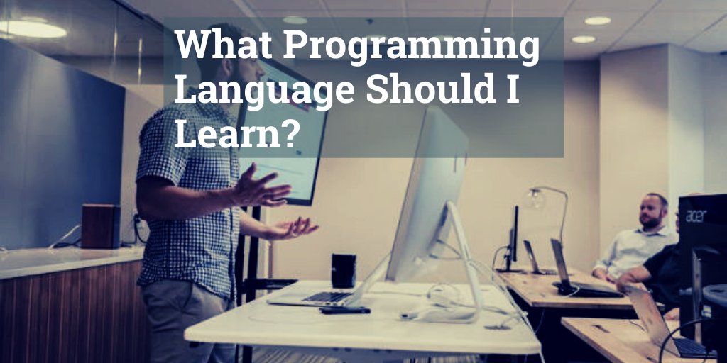 ParsitySchool's tweet image. Want to learn to code, but not sure which language to start with? Check out our blog, "What Progamming Language Should I Learn?" for the answer.
bit.ly/2M3lHxH
#ProjectShift #SoftwareEngineering #SoftwareEngineer #ProgrammingLanguage