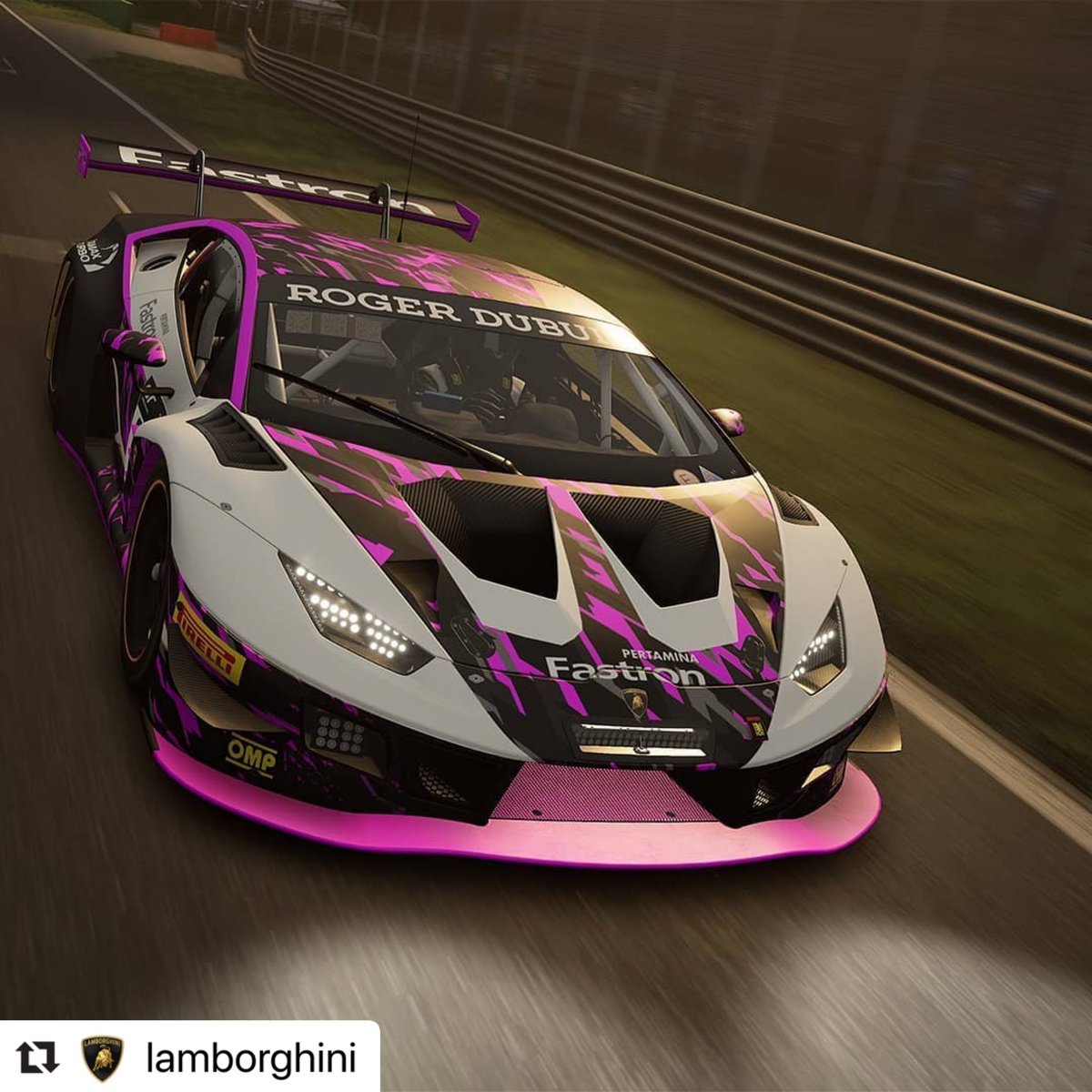 OfficialFastron's tweet image. #Repost @lamborghini
Automobili Lamborghini takes the fun of driving to the next level: The Real Race, an esports competition that could take you to the home of Lamborghini for a unique experience. Follow the live esports.lamborghini race right now. #Pertaminafastron