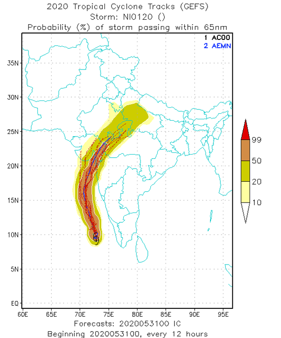 Madhavan Rajeevan (@rajeevan61) on Twitter photo Cyclone Alert: <a href="/Indiametdept/">India Meteorological Department</a> predicts a Cyclonic Storm over Arabian sea by 2nd June Likely move towards N Mah & S Guj coasts Consensus by prediction models on its track now Strong winds & heavy Rains in Mumbai from 3rd June Stay Safe Follow <a href="/Indiametdept/">India Meteorological Department</a> <a href="/IMDWeather/">IMD Weather</a> for updates Cyclone Alert: <a href="/Indiametdept/">India Meteorological Department</a> predicts a Cyclonic Storm over Arabian sea by 2nd June Likely move towards N Mah & S Guj coasts Consensus by prediction models on its track now Strong winds & heavy Rains in Mumbai from 3rd June Stay Safe Follow <a href="/Indiametdept/">India Meteorological Department</a> <a href="/IMDWeather/">IMD Weather</a> for updates