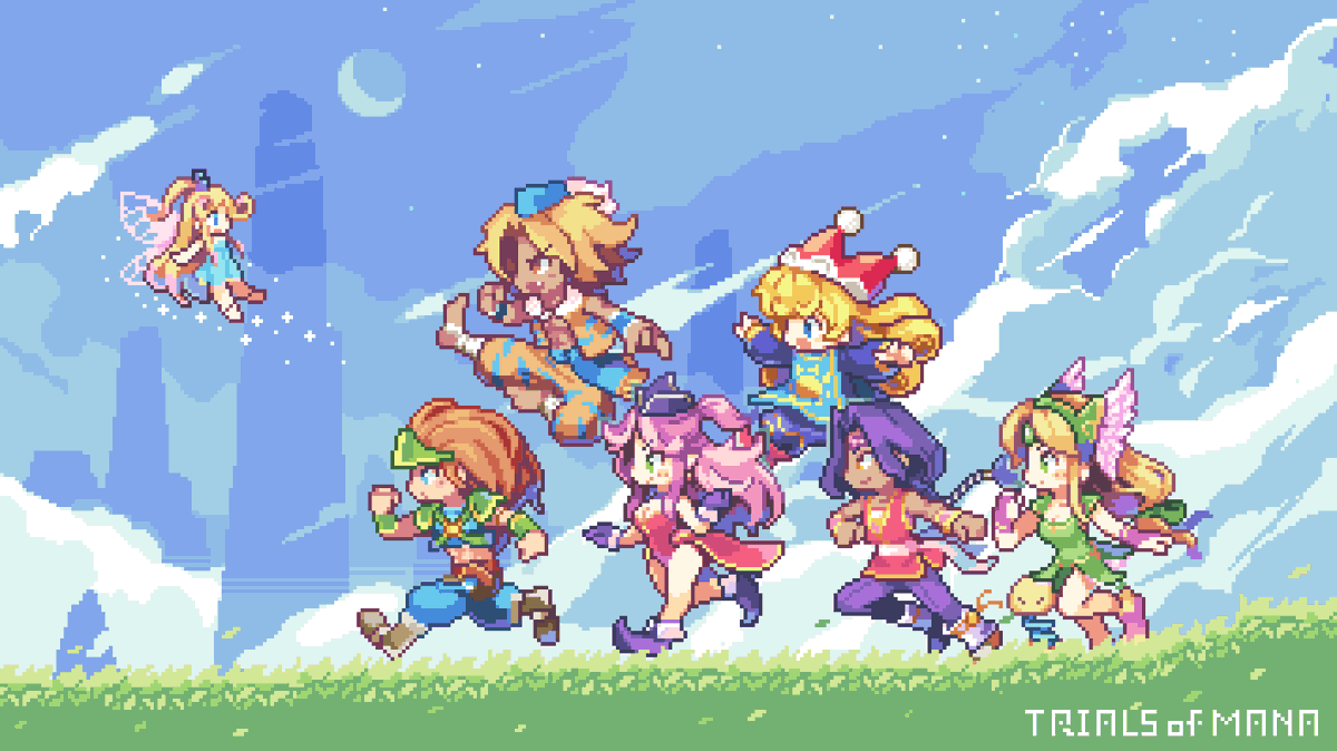 リース(聖剣伝説3) 「#誰か優しい人が拡散してくれてフォロワーさんが増えるらしい 
ドット絵やってます」|おゆざき■𝕆𝕪𝕦𝕫𝕒𝕜𝕚■のイラスト